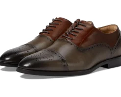 Stacy Adams Reynolds Cap Toe Lace-Up Gray Multi Best