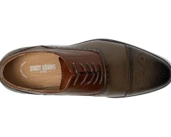 Stacy Adams Reynolds Cap Toe Lace-Up Gray Multi Best