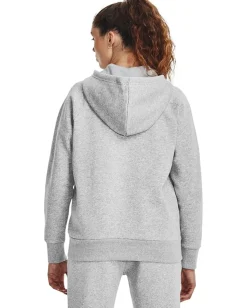Under Armour Activewear<Rival Fleece Full Zip Hoodie Mod Gray Light Heather/White