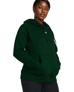Under Armour Activewear<Rival Fleece Hoodie Forest Green/White