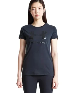 Activewear|Shirts & Tops|Under Armour Rival Logo Short Sleeve T Shirt Black/Black