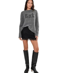 AllSaints Rock Crew Metallic/Charcoal Best