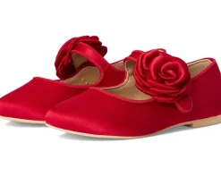 Janie and Jack Shoes<Rosette Flats (Toddler/Little Kid/Big Kid) Red