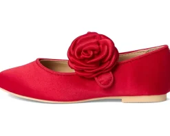 Janie and Jack Shoes<Rosette Flats (Toddler/Little Kid/Big Kid) Red