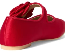 Janie and Jack Shoes<Rosette Flats (Toddler/Little Kid/Big Kid) Red