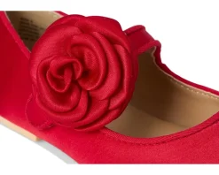Janie and Jack Shoes<Rosette Flats (Toddler/Little Kid/Big Kid) Red