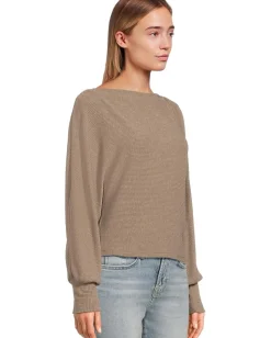 Women Michael Stars Roxy Balloon Sleeve Top