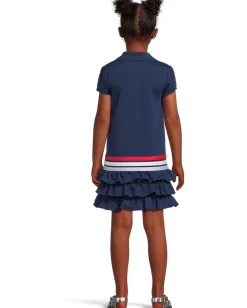 Kids adidas Kids Ruffle Polo Dress (Toddler/Little Kid)