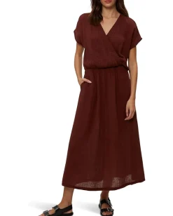 Michael Stars Dresses|Dresses<Rylee Midi Dress Espresso