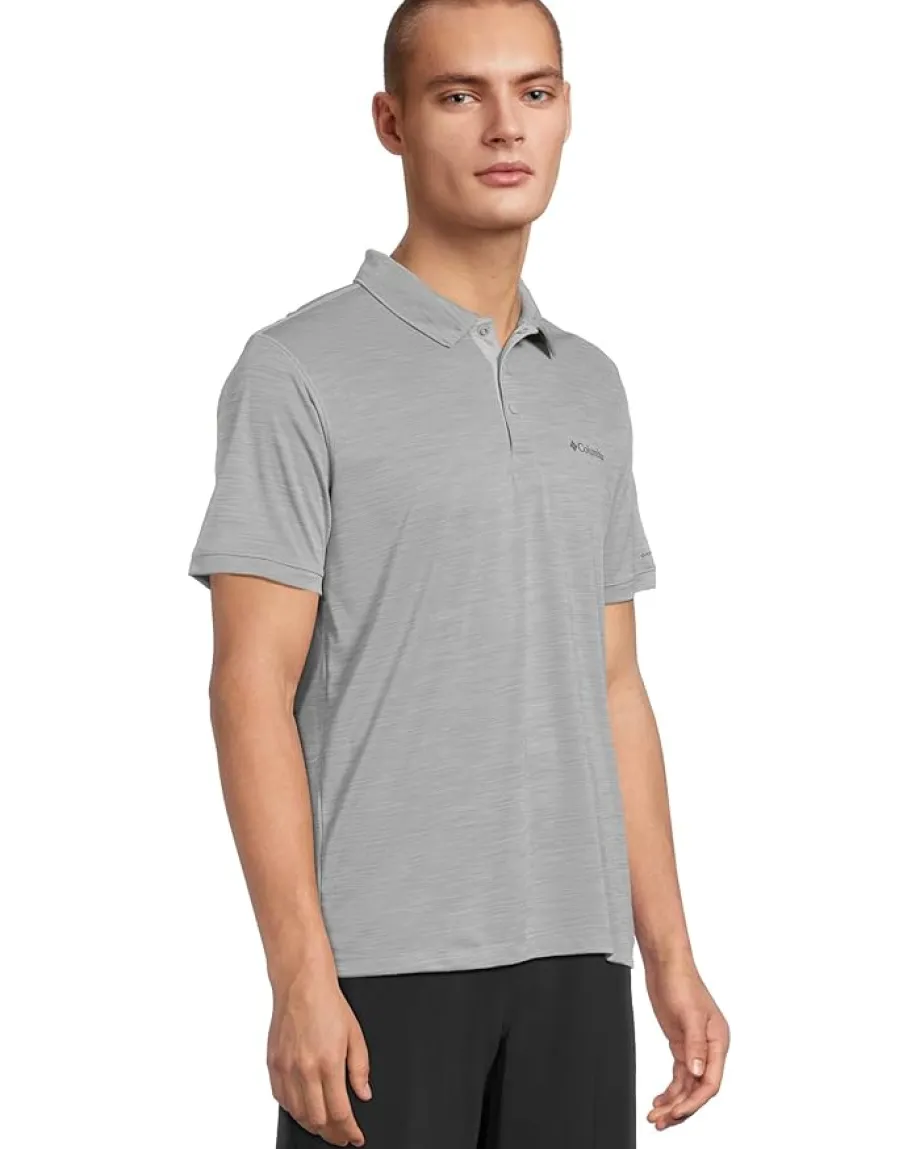 Activewear|Columbia Sage Peak Knit Polo Columbia Grey Heather