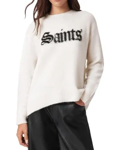 AllSaints Saints Crew Chalk White/Black