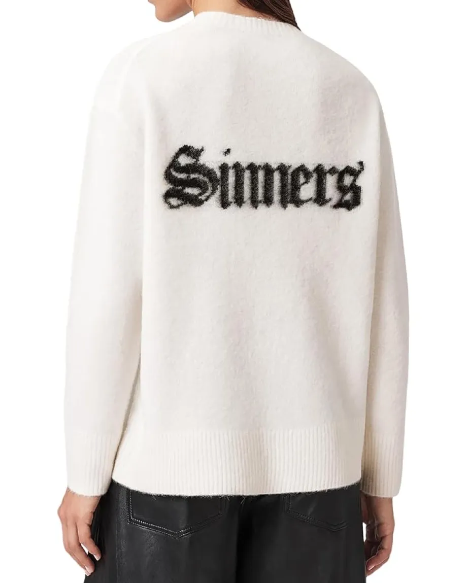 AllSaints Saints Crew Chalk White/Black