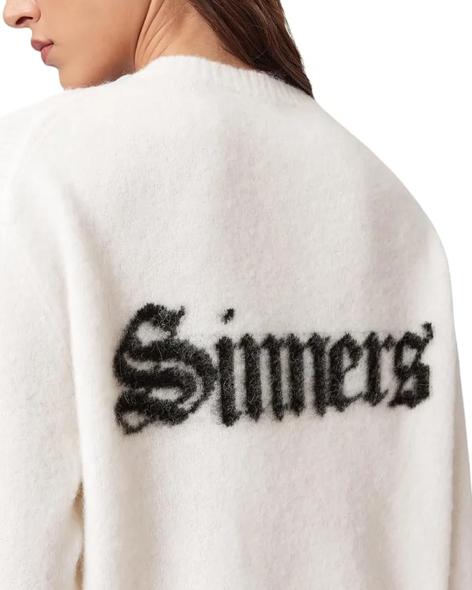 AllSaints Saints Crew Chalk White/Black