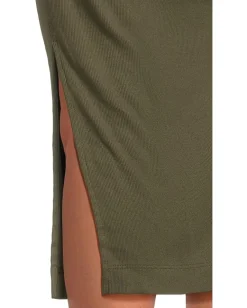 Dresses|Dresses|Michael Stars Samira Tank Henley Midi Dress Topiary