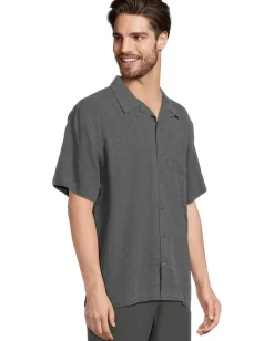 Activewear|Royal Robbins San Seco Short Sleeve Charcoal
