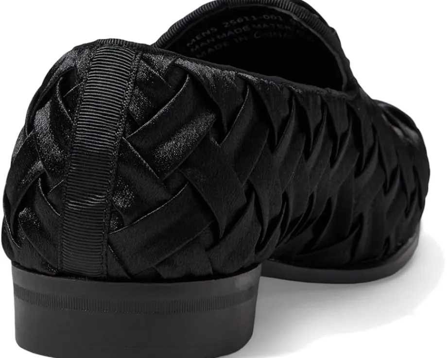 Stacy Adams Savoir Satin Slip-On Loafer Black Clearance
