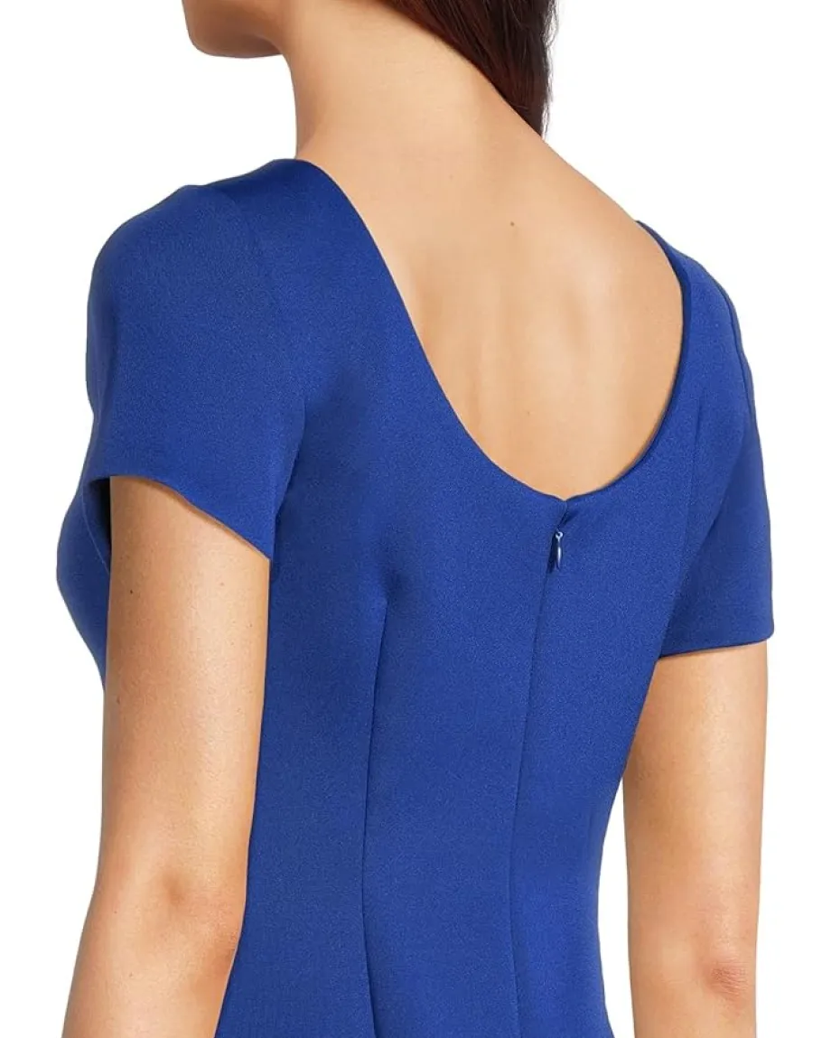 Calvin Klein Scuba Short Sleeve Solid Aline Ultramarine Discount