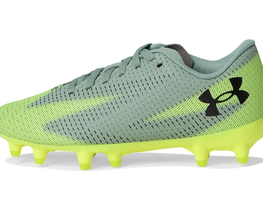 Under Armour Kids Shadow Select 3 Jr. Soccer Cleats (Toddler/Little Kid/Big Kid) Silica Green/High Vis Yellow/Black Hot