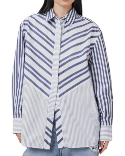 Women AllSaints Shannon Stripe Shirt