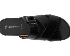 Women Johnston & Murphy Shayla Cross-Band Slide