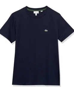 Kids/BOY Lacoste Kids Short Sleeve Crew Neck Classic Cotton T-Shirt (Toddler/Little Kids/Big Kids)