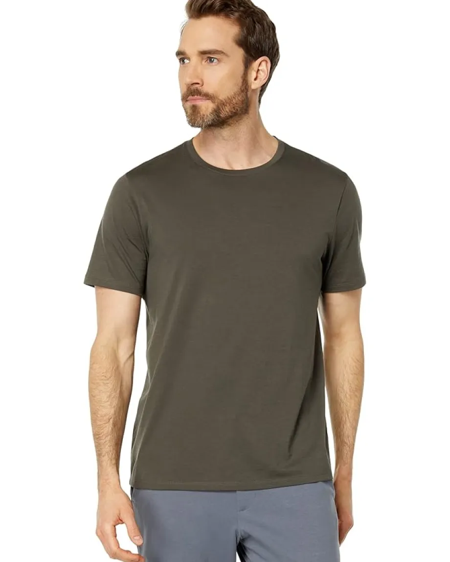 Vince Short Sleeve Pima Crew Neck