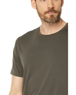 Vince Short Sleeve Pima Crew Neck