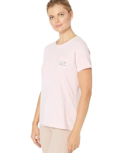 Women Vineyard Vines Short Sleeve Whale Pocket Tee
