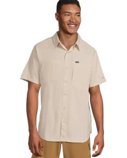 Activewear|Columbia Silver Ridge™ Utility Lite Short Sleeve Dark Stone