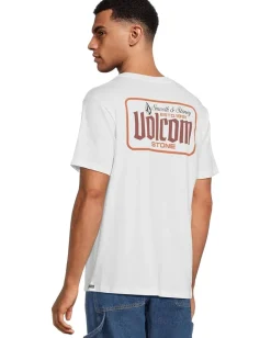 Volcom Activewear|T-Shirts<Single Barrel Pocket Tee White