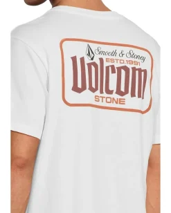 Volcom Activewear|T-Shirts<Single Barrel Pocket Tee White