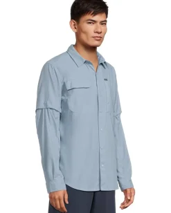 Activewear|Columbia Skien Valley Long Sleeve Shirt Ripple Blue