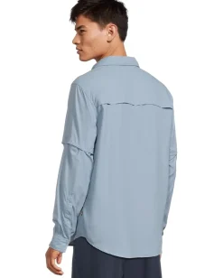 Activewear|Columbia Skien Valley Long Sleeve Shirt Ripple Blue