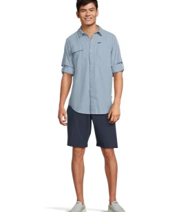 Activewear|Columbia Skien Valley Long Sleeve Shirt Ripple Blue
