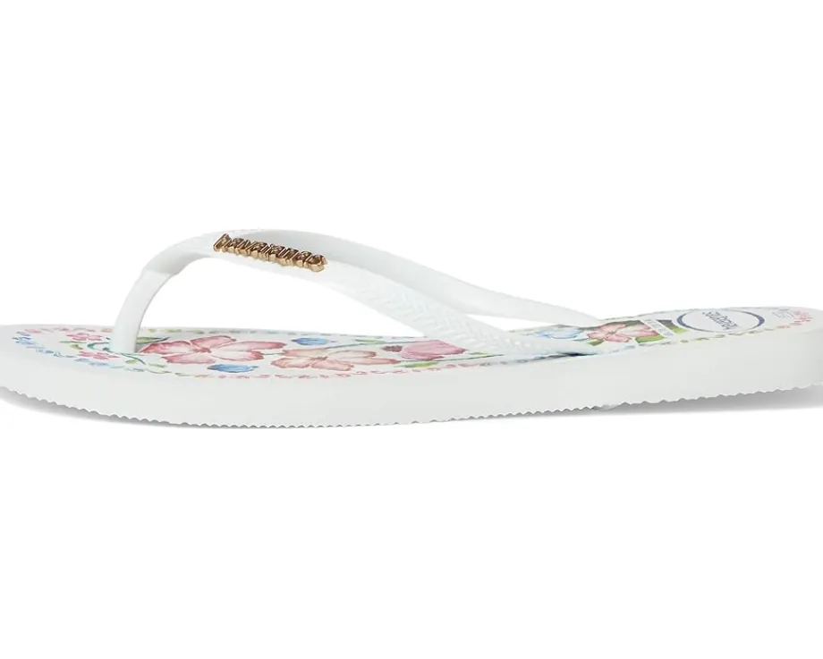 Havaianas Sandals|Sandals<Slim Tropicalia Vibes Sandals White