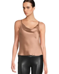 Norma Kamali Shirts & Tops|Shirts & Tops<Slip Maria Top Cappuccino