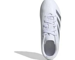 adidas Kids Shoes|Shoes<Soccer Predator 24 League Firm Ground (Little Kid/Big Kid) White/Silver Metallic/White