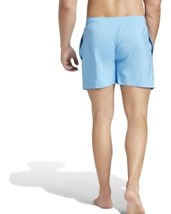 adidas Activewear|Board Shorts<Solid CLX Classic-Length Swim Shorts Blue Burst/Black