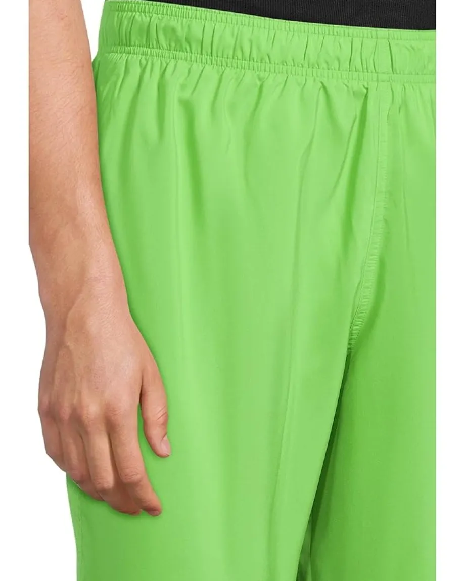 adidas Activewear|Board Shorts<Solid CLX Classic-Length Swim Shorts Lucid Lime/White