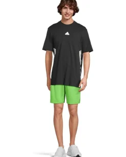 adidas Activewear|Board Shorts<Solid CLX Classic-Length Swim Shorts Lucid Lime/White