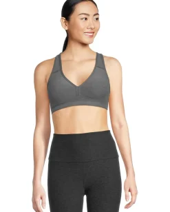 Activewear|Beyond Yoga Spacedye Lift Your Spirits Medium Support Bra True Gray Heather