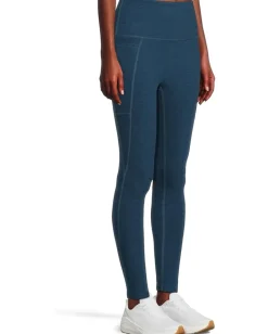Activewear|Beyond Yoga Spacedye Out Of Pocket High Waisted Midi Leggings Celestial Blue Heather