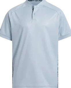 Clothing|adidas Golf Kids Sport Collar Golf Polo Shirt (Little Kids/Big Kids) Wonder Blue