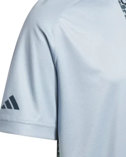 Clothing|adidas Golf Kids Sport Collar Golf Polo Shirt (Little Kids/Big Kids) Wonder Blue