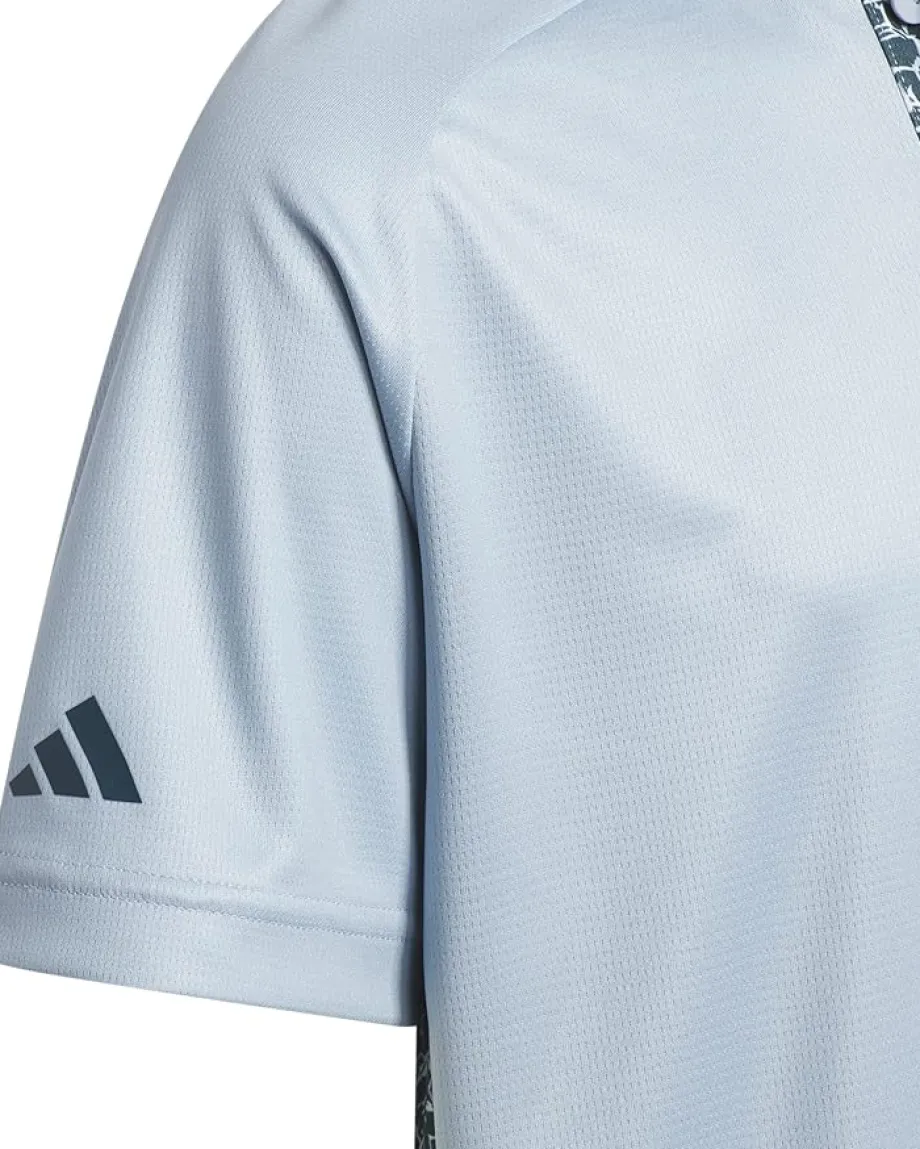 Clothing|adidas Golf Kids Sport Collar Golf Polo Shirt (Little Kids/Big Kids) Wonder Blue