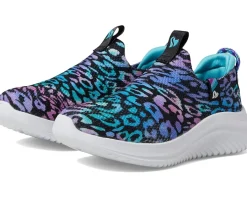 SKECHERS KIDS Shoes<Sport Stretch Knit-Ultra Flex 3.0 - Safari Shine 303812L (Little Kid/Big Kid) Black/Multi