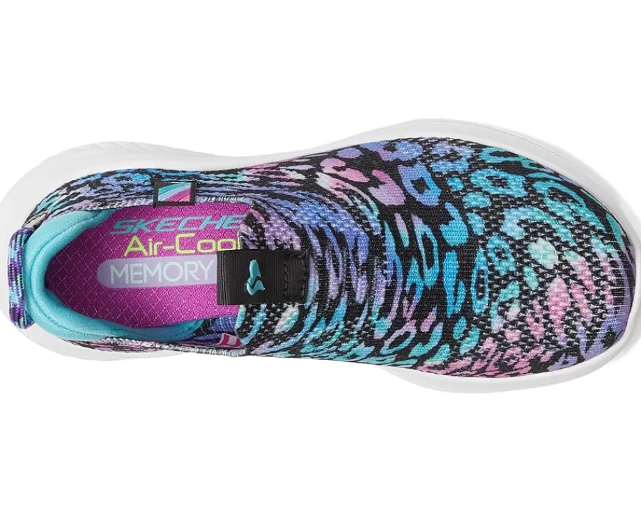 SKECHERS KIDS Shoes<Sport Stretch Knit-Ultra Flex 3.0 - Safari Shine 303812L (Little Kid/Big Kid) Black/Multi