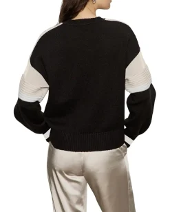 Sanctuary Sweaters<Sporty Stripe Crewneck Black Multi