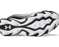 Shoes|Under Armour Kids Spotlight Hammer RM Jr. Wide (Little Kid/Big Kid) Black/White/White