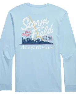 Vineyard Vines Storming The Field Long Sleeve Tee Jake Blue Outlet